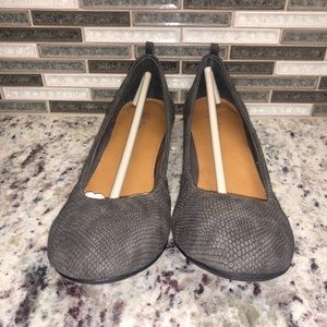 NIB Style & Co Vinniee Wedge Flats Brown Sz 7.5
